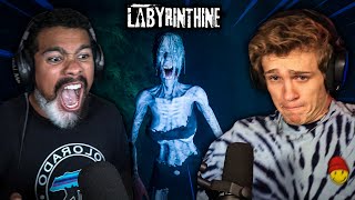 We went into a HAUNTED MAZE... It was the MOST HORRIFYING THING WE HAVE EVER DONE!! | Labyrinthine