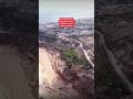 This drone footage shows the extent of damage caused by the collapse of two dams in Derna