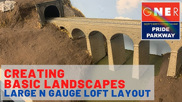 Create Basic Landscapes - N Gauge Loft Layout - Ep 16
