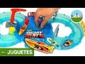 Zuru MICRO BOATS con Circuito de Carreras en español | Juguetes con Mike