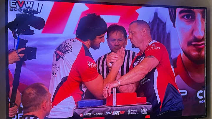 Post Paul Linn vs Arsen Armwrestling Match East vs West 18