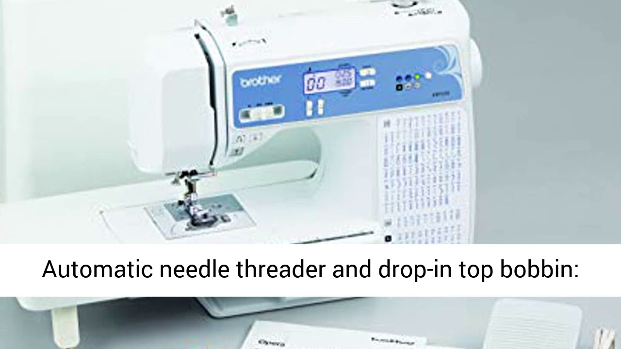 Brother Sewing and Quilting Machine, Computerized 165 Built in