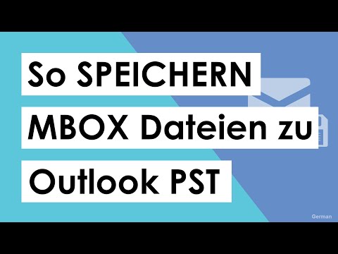 Video: Speichert mbox Anhänge?