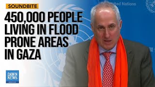 UN Says 450,000 People Living In Flood-Prone Areas In Gaza | Dawn News English