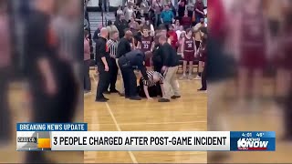 3 charged after objects thrown at referee during Benton Harbor-Buchanan basketball game