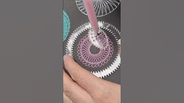 Simple Spirograph Art - Part 7 #trendy  #art #shorts #satisfyingvideo