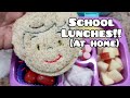 At HOME lunches PLUS what she ate - Bella Boo's Lunches