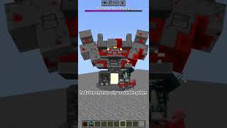 REDSTONE MONSTROSITY VS WARDEN GOLEM #redestone #waden #shorts