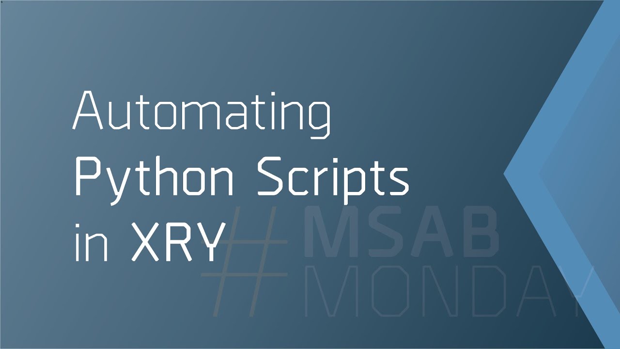 Automating Python Scripts in XRY - YouTube