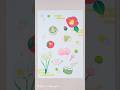 冬のお花の和菓子のはんこ🌸今年も動画みていただきありがとうございました!来年もどうぞよろしくお願いします🙏✨#shorts #stamp#stationery#asmr #はんこ#文房具#はんこアート