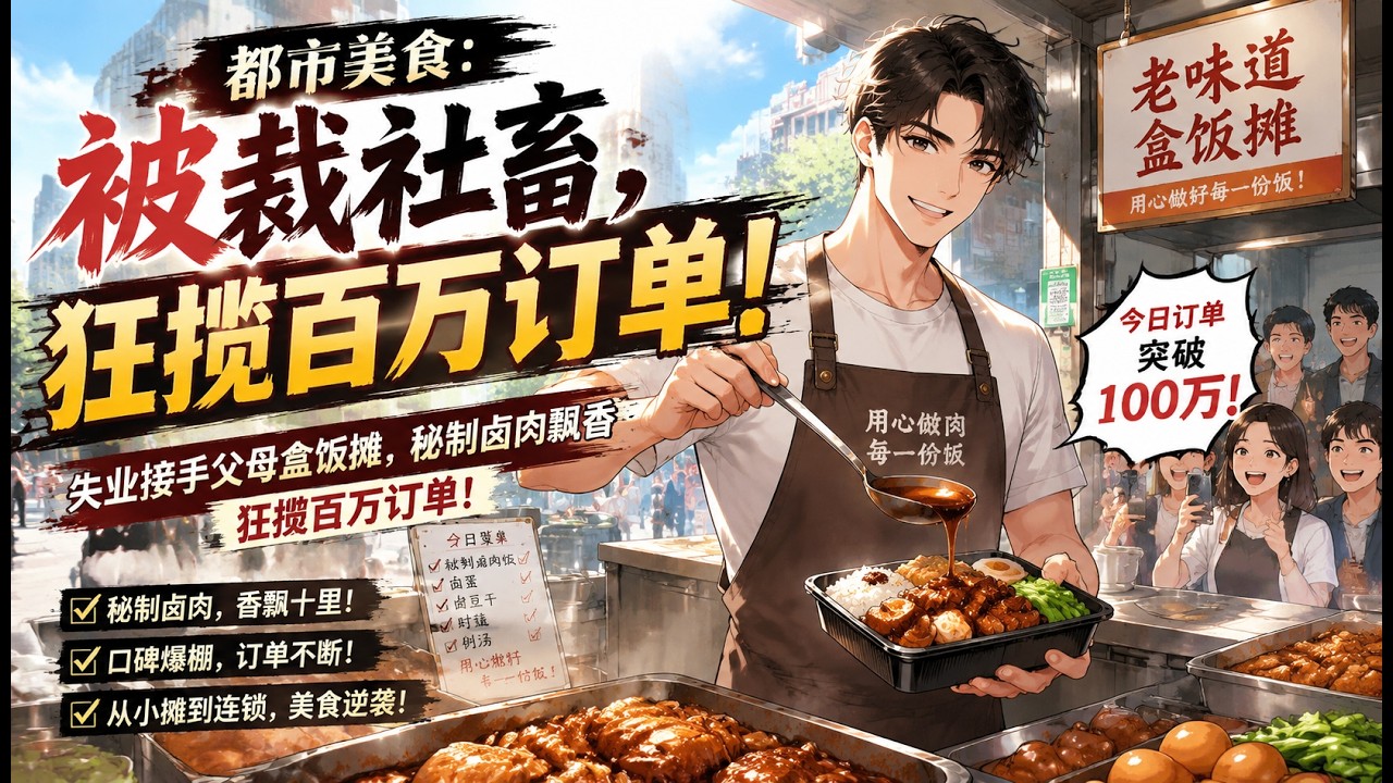 失業社畜擺攤，秘製滷肉狂攬百萬訂單