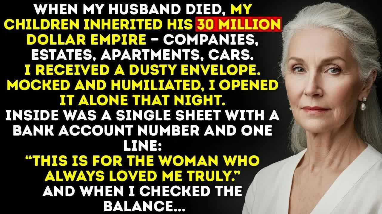 My Children Took 30 Million Dollars — I Got a Dusty Envelope. What I Found Inside Changed Everything