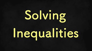 Solving Simple Inequalities - Algebra 1 Unit 5 Lesson 2