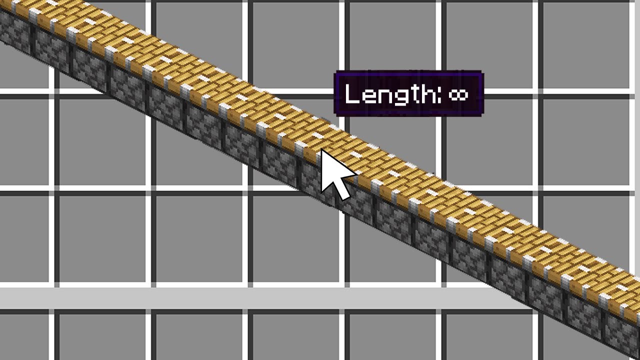 Length Infinity What if I place this length INFINITY block? - YouTube