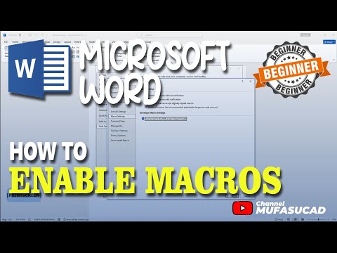 Microsoft Word How To Enable Macros