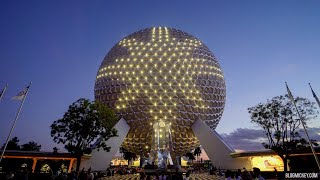 Frozen Spaceship Earth Holiday Show at EPCOT