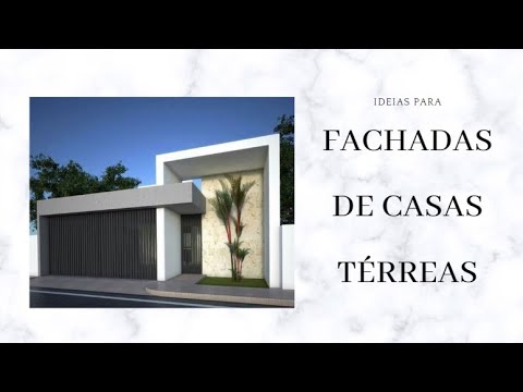 FACHADAS DE CASAS TÉRREAS - Dicas da Jú - YouTube