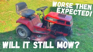 Toro Wheel Horse lawn tractor sitting 10+ years Will it run!???