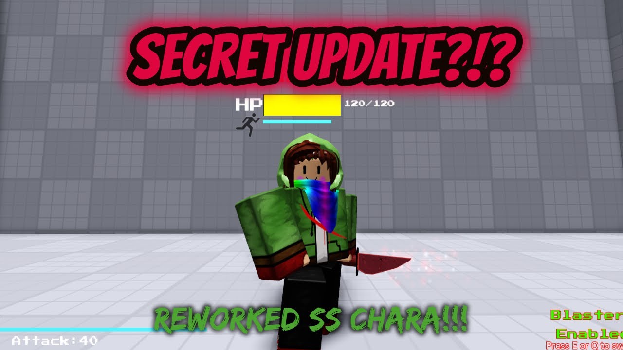Ss Chara Rework And Faces Roblox Ss Secret Test Youtube - chara in roblox
