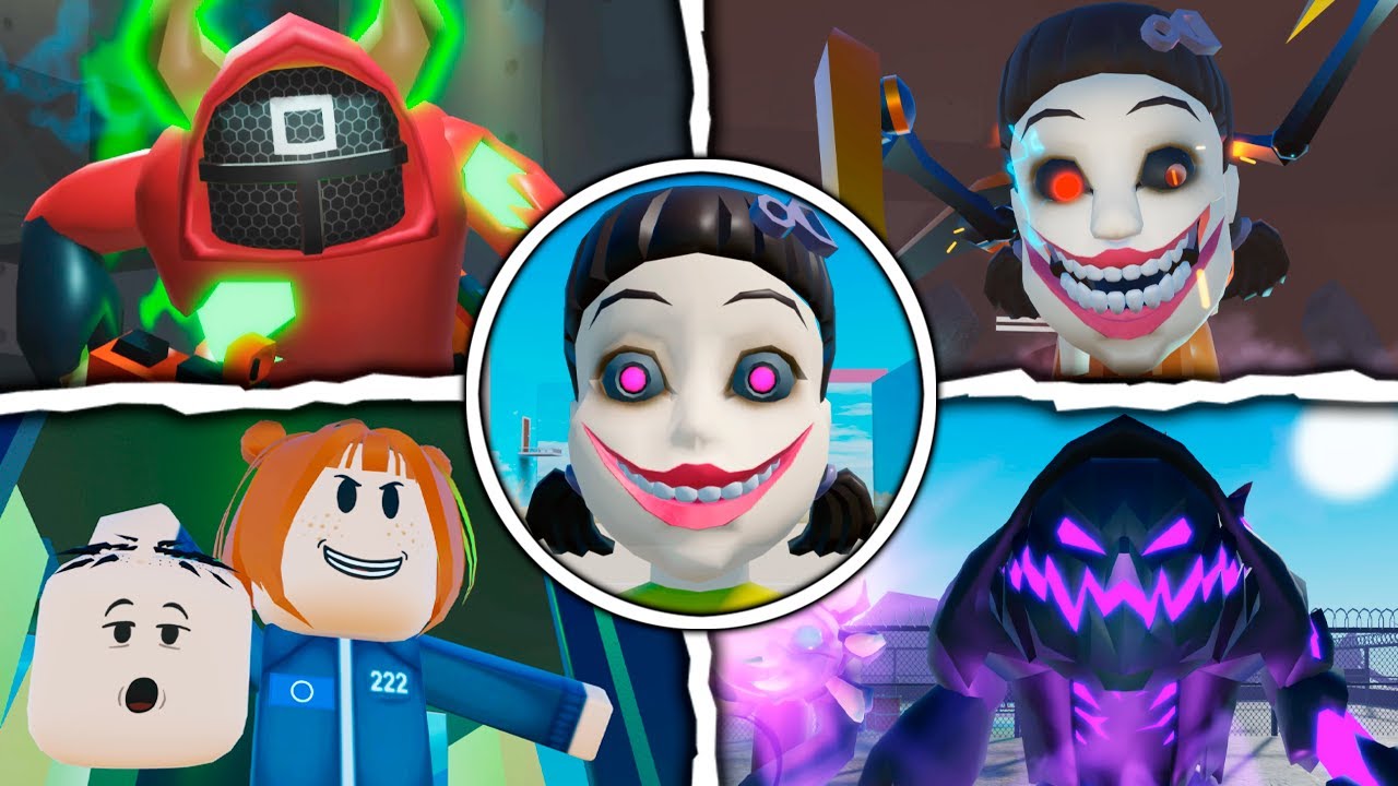 Мега Побег: Игра в Кальмара – (Полная игра + Все концовки) | Roblox