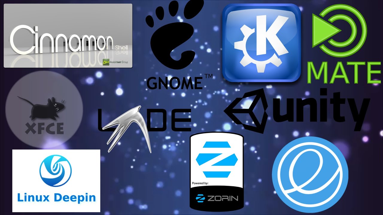 ventilación Gobernable pedir Los entornos de escritorio Linux más famosos!! ¿cual elegir? - YouTube