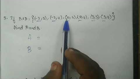 Relations and functions exercise 1.1 (10th maths new syllabus)