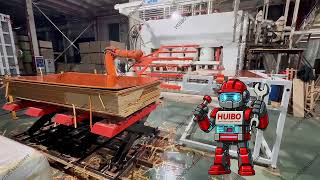 New Short Cycle Hot Press Machine with Automatic Robot Loading | Huibo Machinery