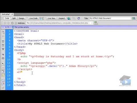 PHP Script Tags For Beginners