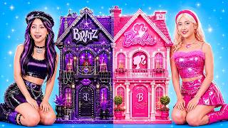 Good Barbie Vs Bad Bratz At Doll Room Makeover Challenge! Soft Girl Vs Rock Girl screenshot 5
