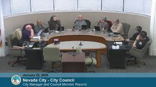 Nevada City - City Council Meeting January 22, 2025