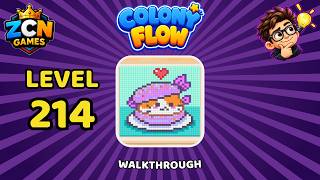 Colony Flow Level 214 Walkthrough | New Update | Full Solution