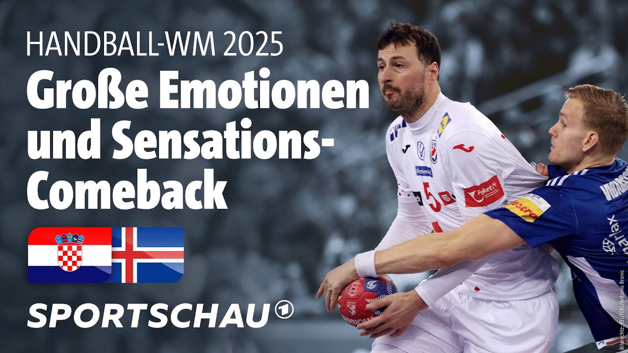 Kroatien - Island Highlights | Handball-WM 2025 | Sportschau