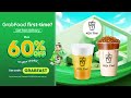 GrabFood First-Timer? Get 60% OFF with KOI 💚🧋