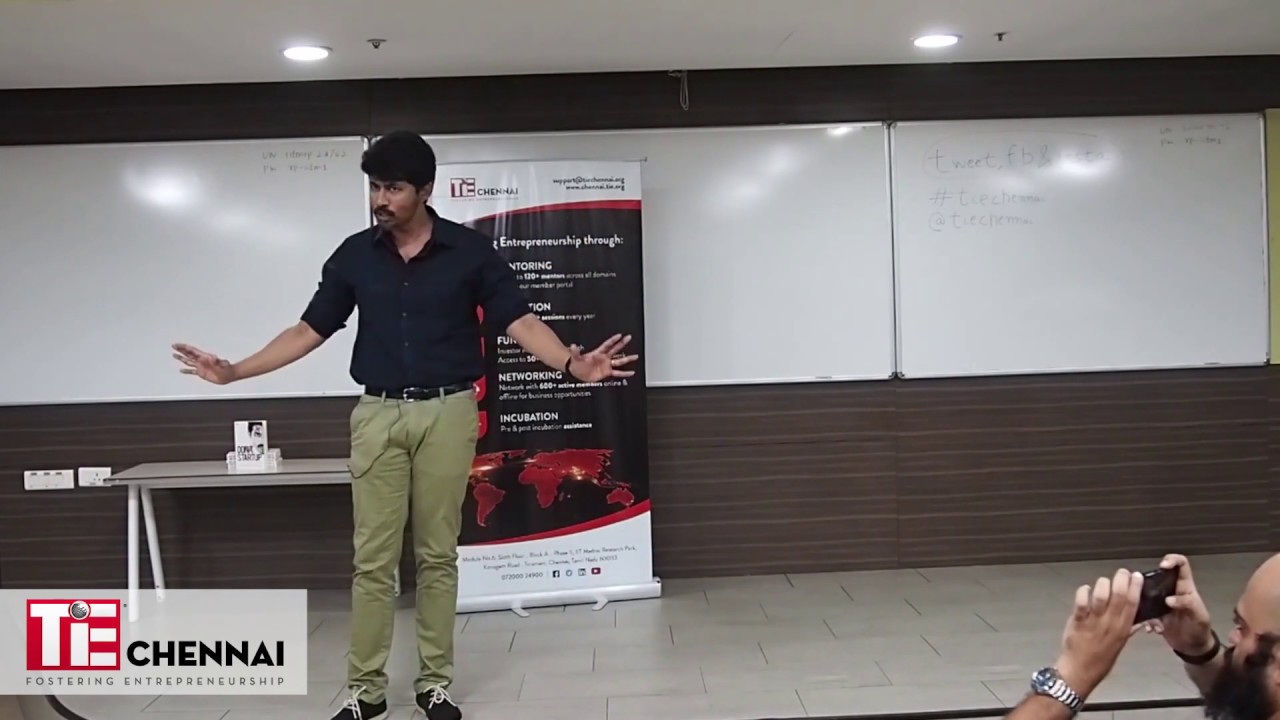 Starting up and the journey by  EVAM Karthik Kumar - YouTube TiE Chennai
