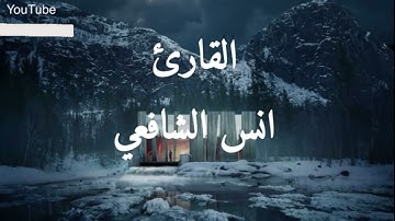 لن تستطيع تملك دموعك من جمال صوته!!😢😭 تلاوة تنسيك هموم الدنيا😴🎈 || القارئ انس الشافعي