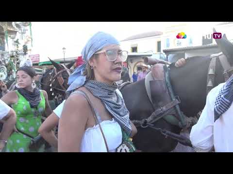 Entrada de la Hdad. Rocío Ayamonte en El Rocío 2022