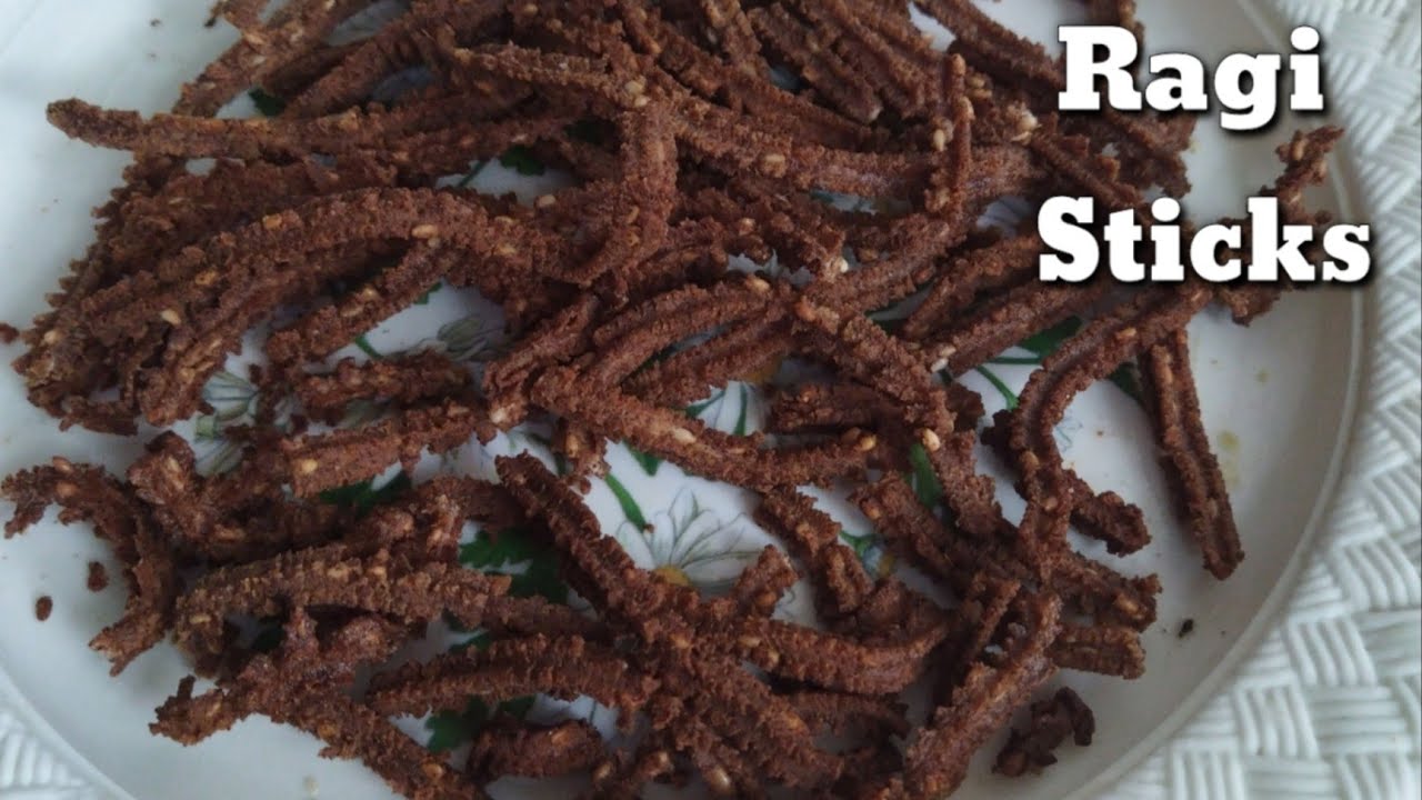 Ragi Chakli/ Sticks - नाचणी रेसिपी- Ragi / millet recipe - snacks | Healthy and Tasty channel