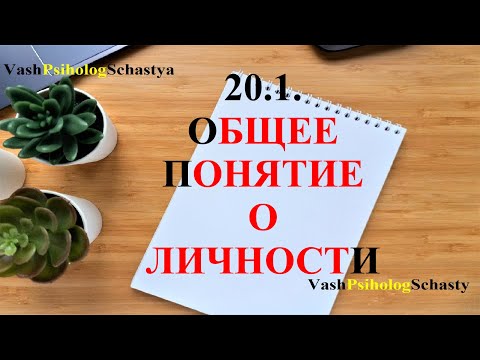 ⚡20.1 Общее понятие о личности #вашпсихологсчастья #личность #индивид #субъект #индивидуальность