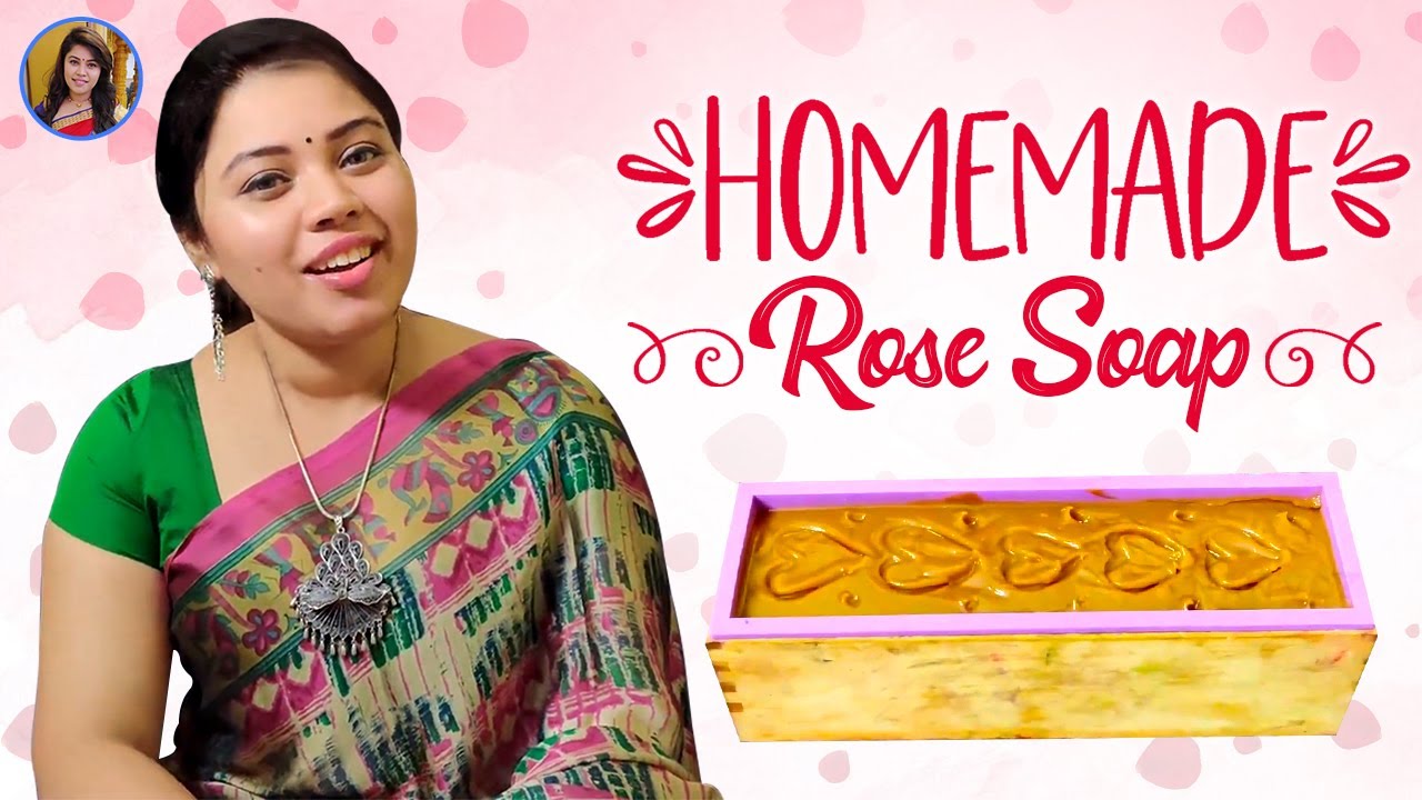 Homemade Rose Soap | Easy Soap Tutorial | 