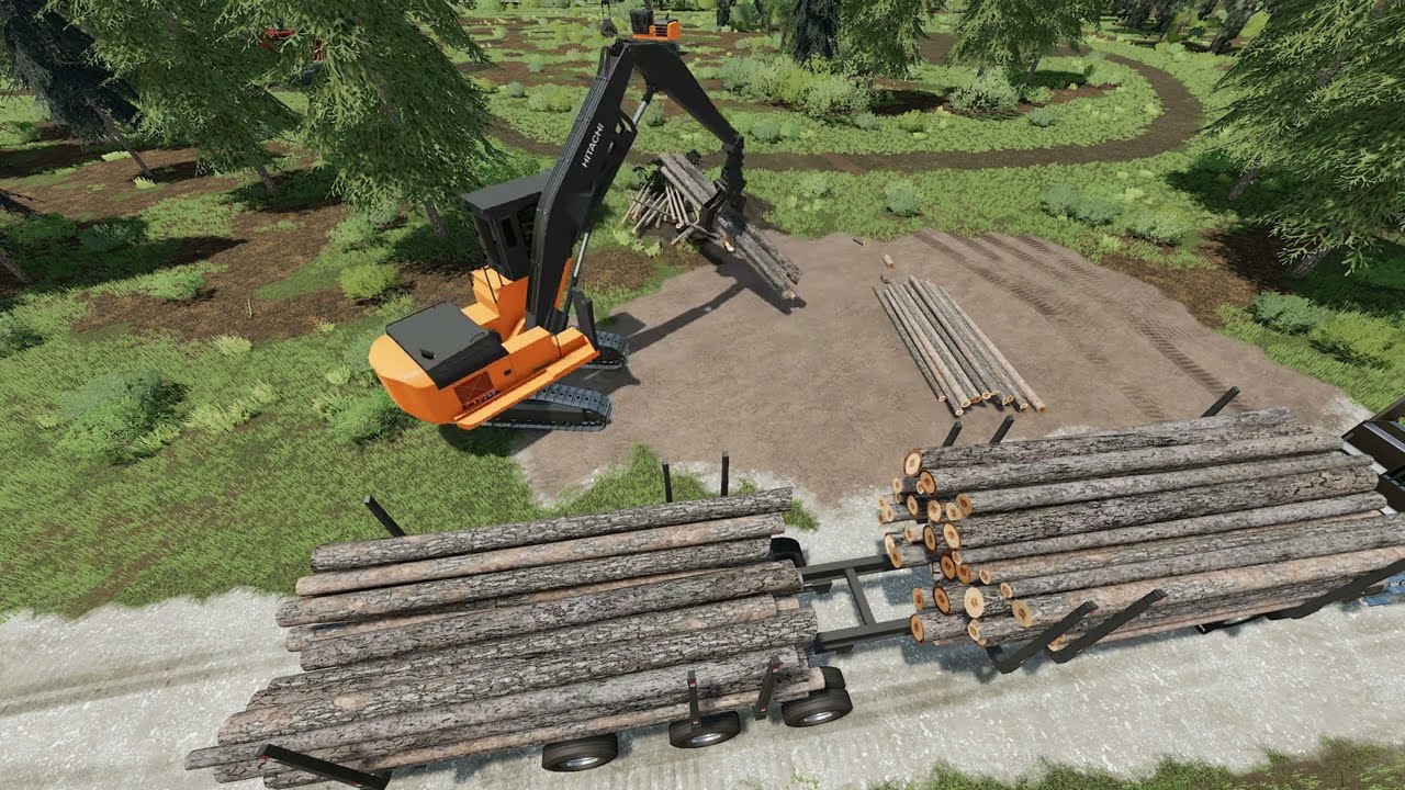 Eagle Eye Logging 6 - TimeLapse Logging - Farming Simulator - FDR Logging