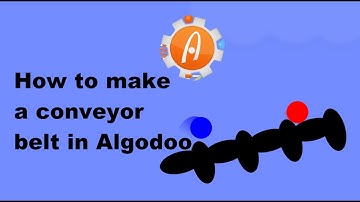 Tutorial - How to make a conveyor belt in Algodoo