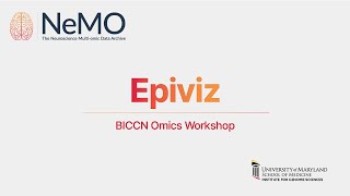 BICCN Workshop - Epiviz