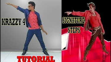 Hrithik Roshan - Krazzy 4 || Signature Steps Tutorial || Nishant Nair