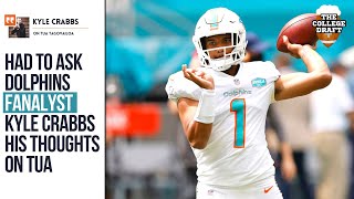 College Draft - Dolphins finalist Kyle Crabbs on Tua Tagovailoa