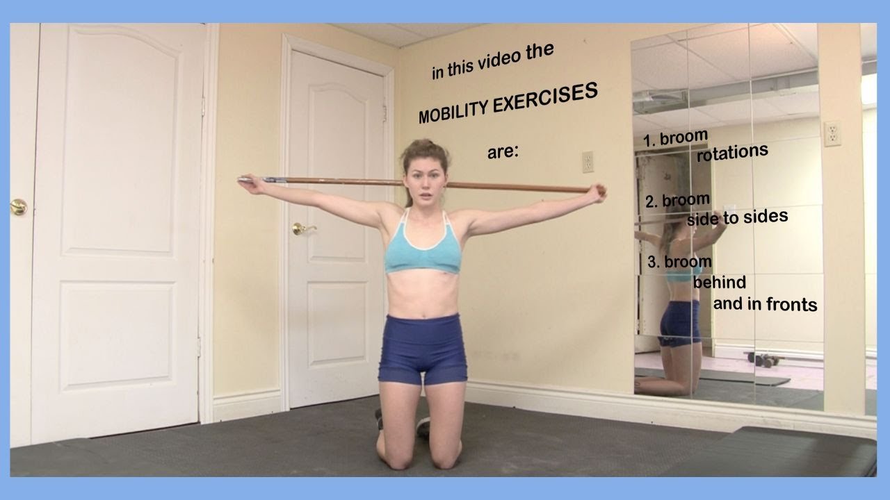 FULL BODY MOBILITY EXERCISES with a broom, improve your flexibility