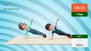 تمارين سهلة وبسيطة للحفاظ على اللياقة البدنية للأطفال (best exercise for kids( screenshot 5