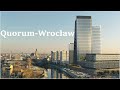 Budowa nowoczesnego kompleksu Quorum | Wrocław inwestycje XXI wieku! Wrocław 2021