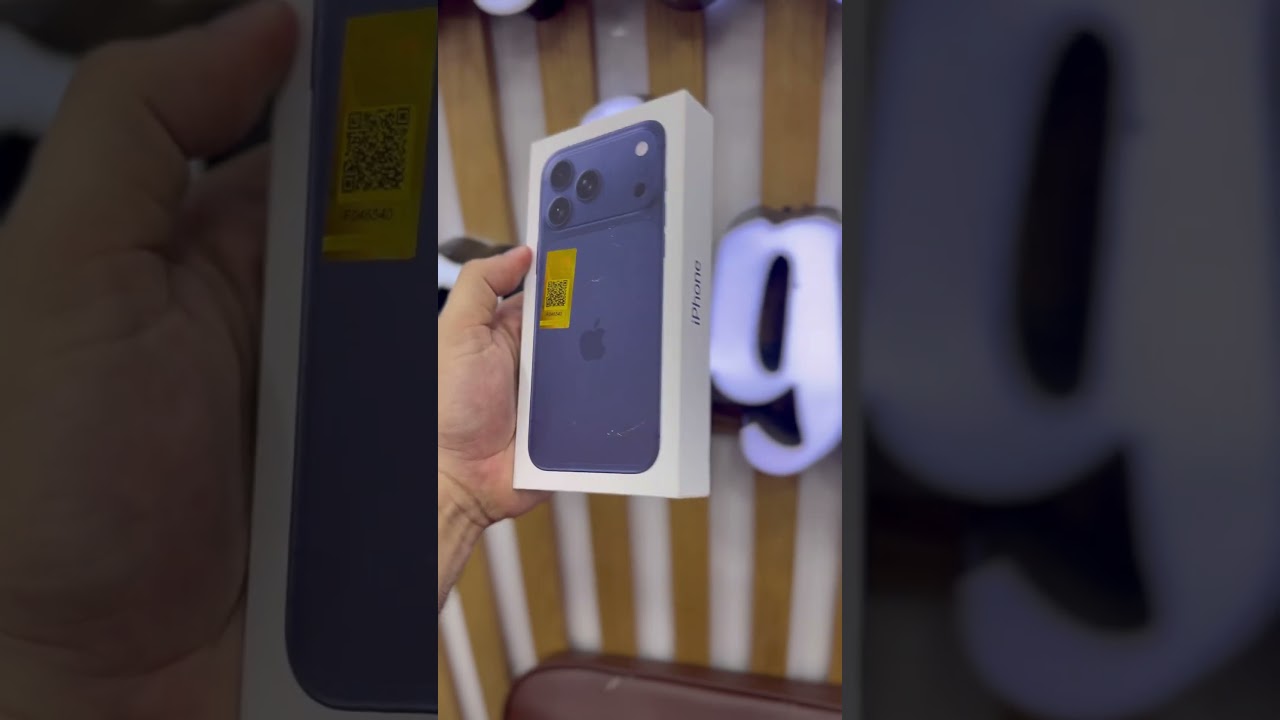 iPhone 17pro max blue available at best price PTA approved 