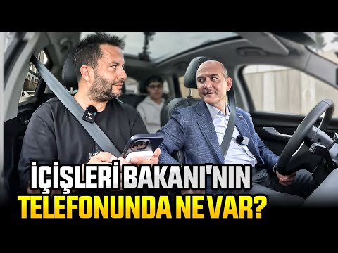 İçişleri Bakanı Süleyman Soylu'nun telefonunda ne var? (Togg turu)