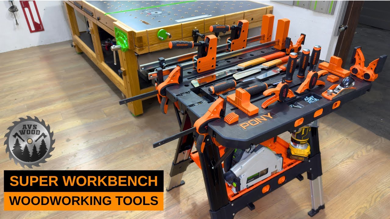 Mini Power Tools Bench Super-functional Mini Workbench — for Workshop and On-Site Work - YouTube